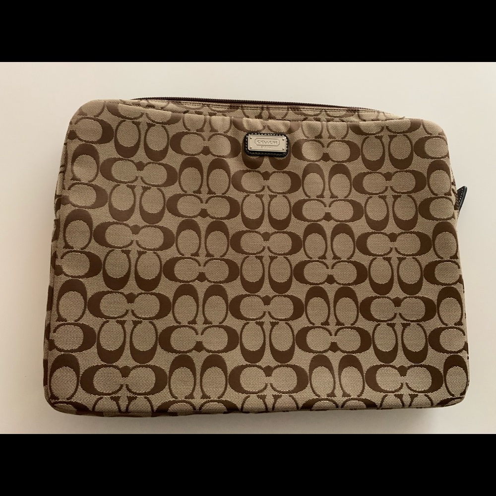 Coach laptop sleeve